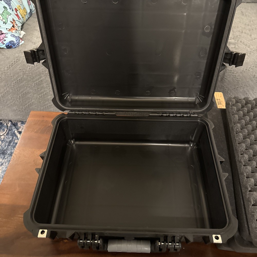 Black Hard Carrying Storage Case (3 Tier) w/ Foam Inserts