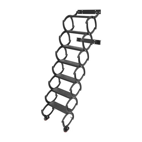 Wall Mounted Folding Ladder Telescoping Step Ladders Retractable Folding Stair