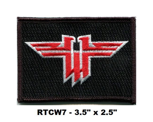RETURN TO CASTLE WOLFENSTEIN GAME VEL-CRO PATCH - RTCW7V