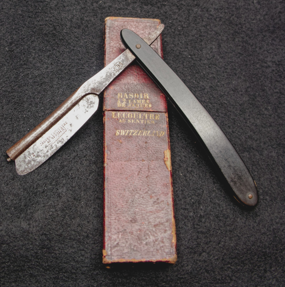 LeCoultre Swiss Frameback Razor Set - Numbered N 2 Blade - Tool & Original Box