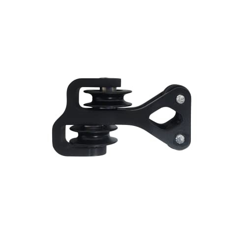 Aluminum Compound Bow Cable Guard Roller Slide String Splitter Black