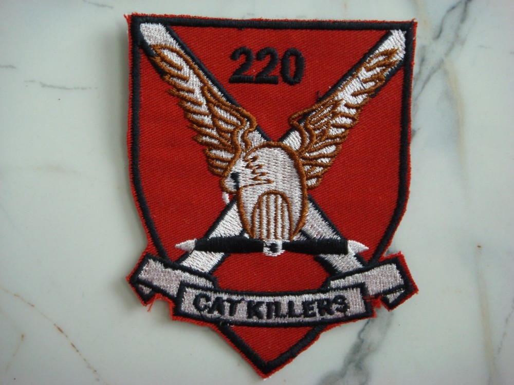 US ARMY 220th AVIATION " CAT KILLERS ", VIETNAM WAR PATCH,