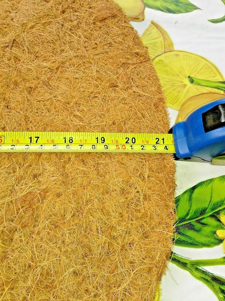 4 COCO MAT LINERS FLOWER VEGETABLE BASKETS EXTRA LARGE SIZE 21 1/2" DIAMETER