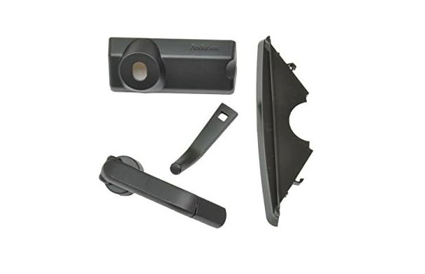 TWO SETS: Andersen® Contemporary Folding Hardware Set - 400  Series; Blk 9031750