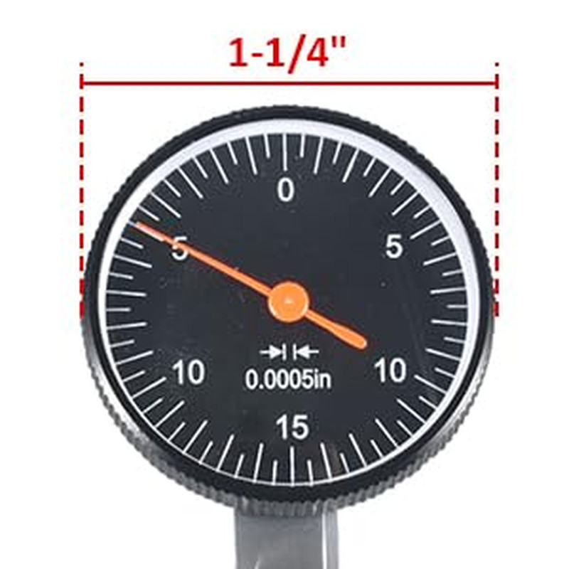 Black .030'' Test Indicator 0005'' Dial Reading 0-15-0