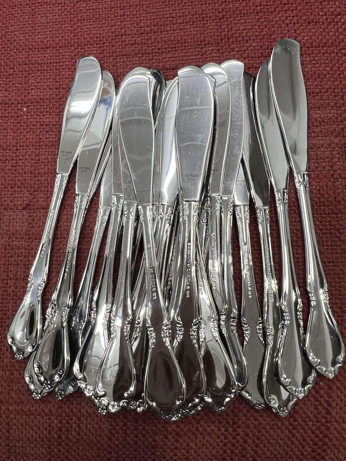 Oneida 2610KSBF Chateau™ 18/8 Stainless Steel 6.375" Butter Spreader - 25