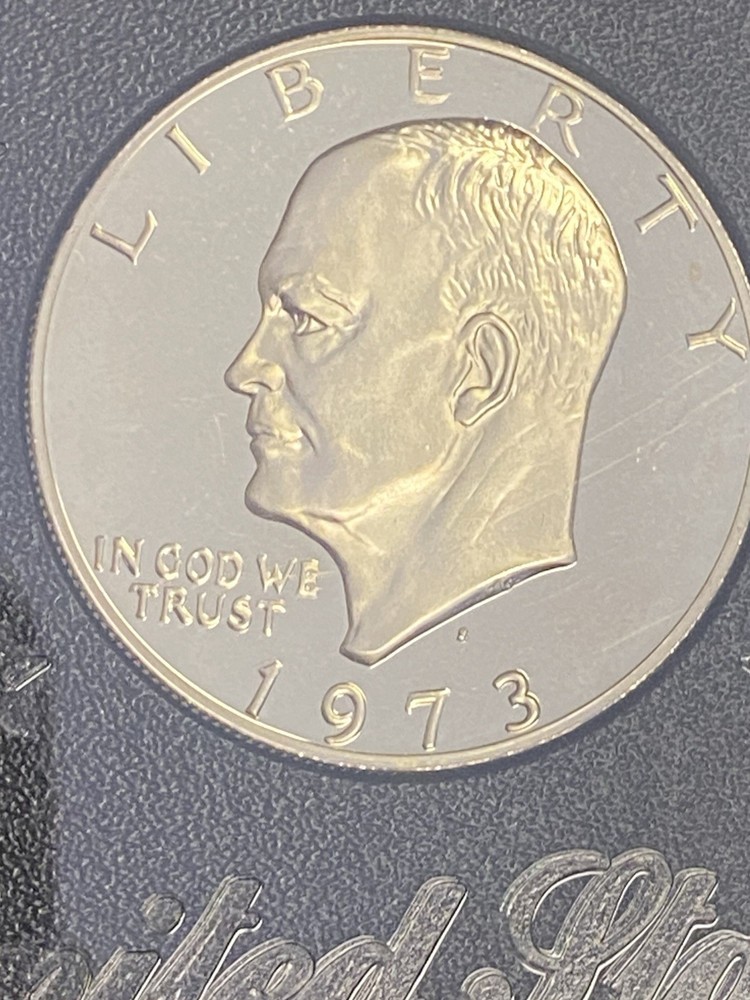 1973-S Eisenhower Ike Silver Proof $1 Dollar Coin
