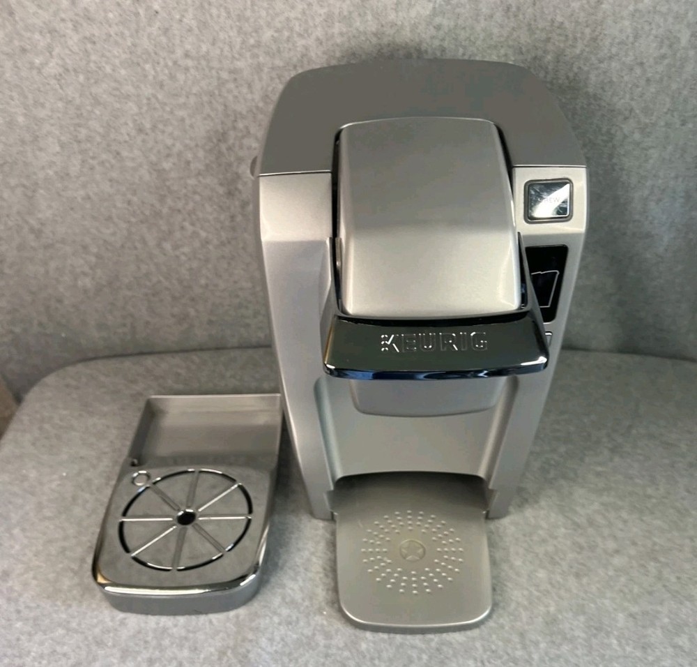Keurig K10 Mini plus Coffee Maker Brewing System Gray Clean Tested & Working