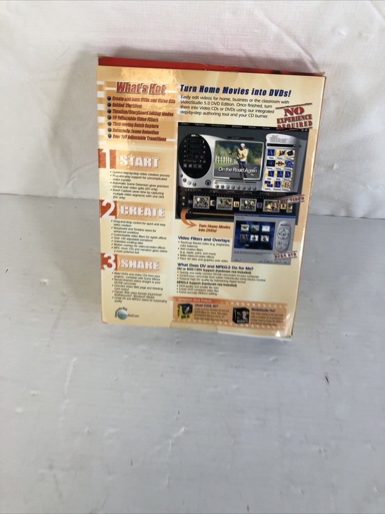 Ulead VideoStudio DV Version 5.0 Editing Software