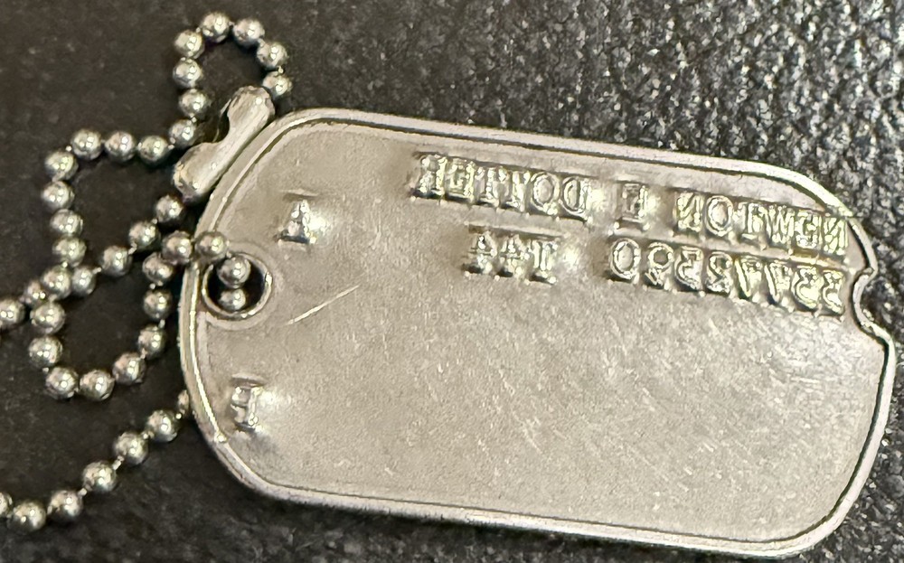 Ww2 82nd 509th airborne paratrooper Combat dog tag