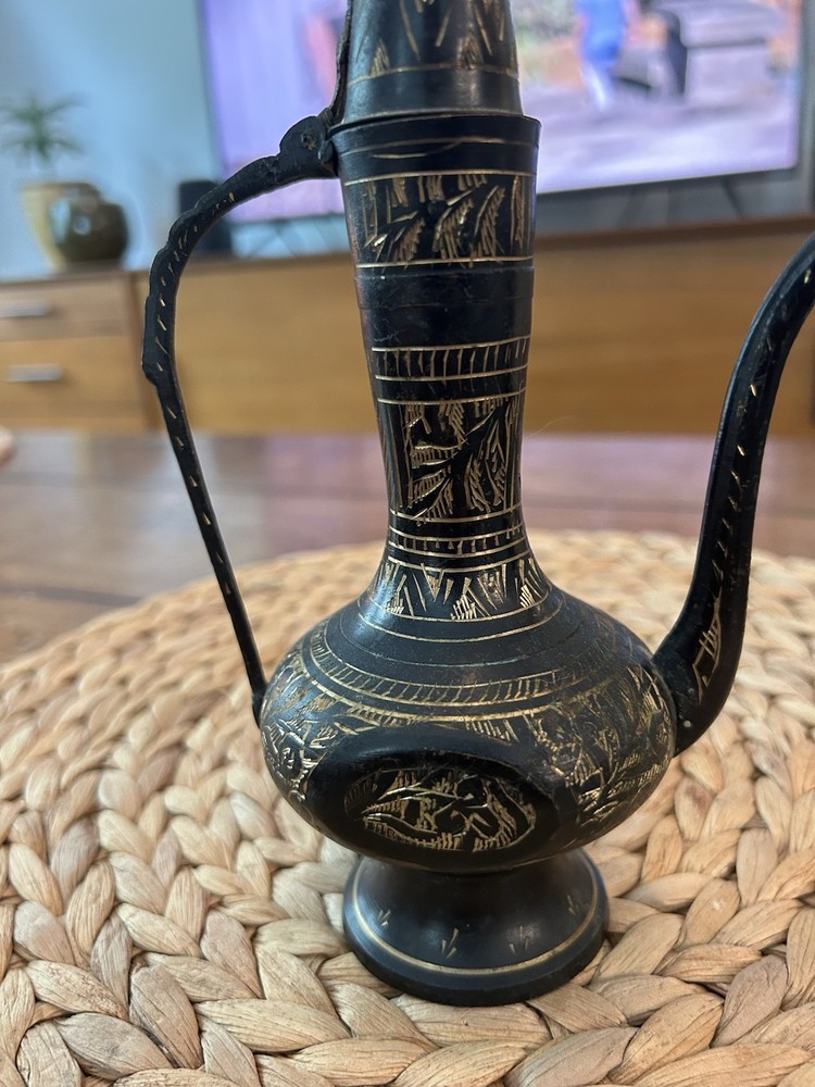 Small Solid Brass Pot Pitcher Made in India