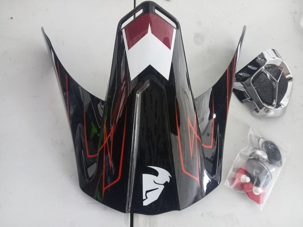 Visor Kit Thor 0132-0317 Black Red