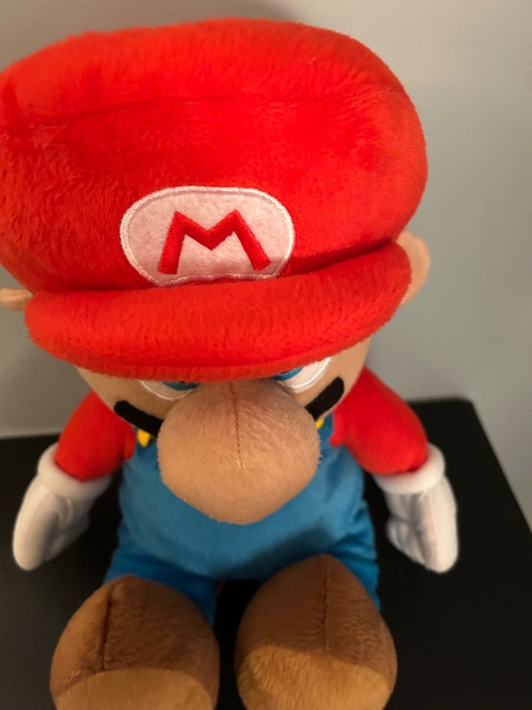 Super Mario Plush Backpack Adjustable Straps 2012 Collectible Plush 16"