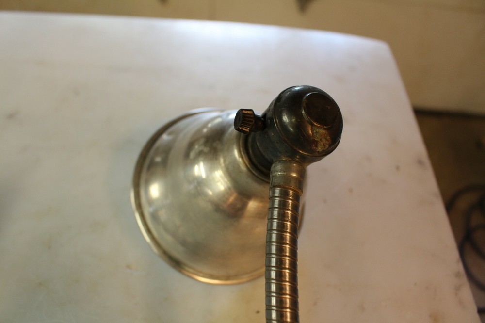 Steam Punk DOUBLE Gooseneck Lamp assembly,WORKING