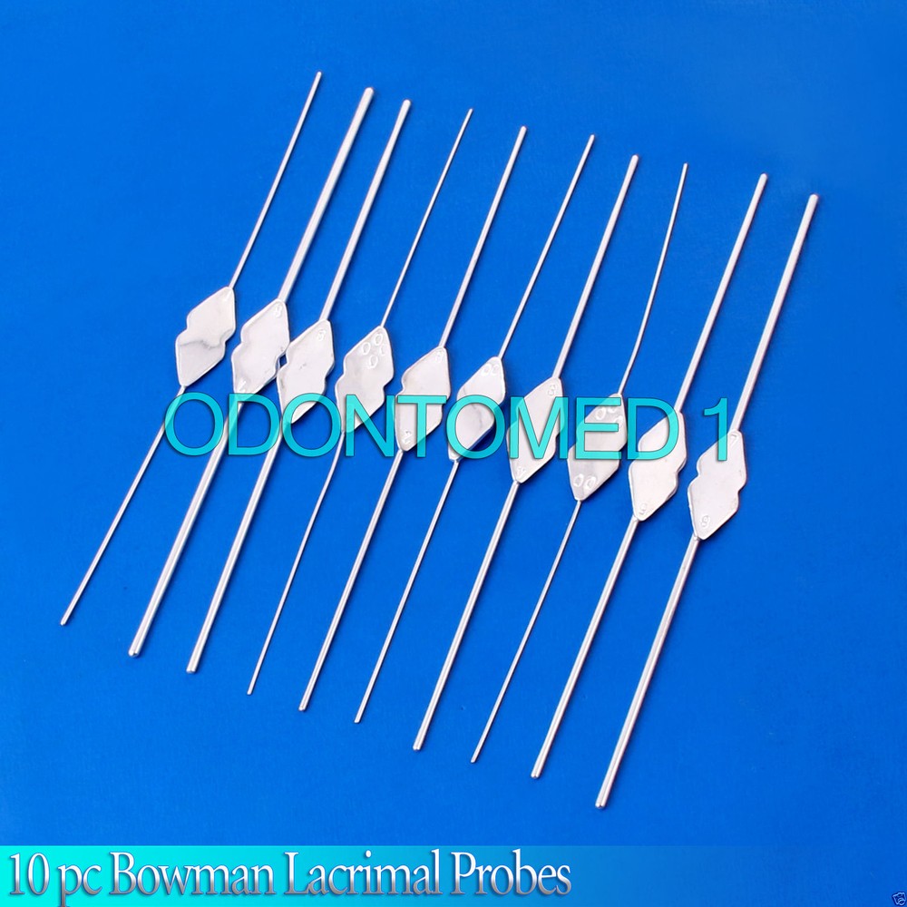 10 pc-Bowman Lacrimal Probes Surgical, ENT Instruments 5"