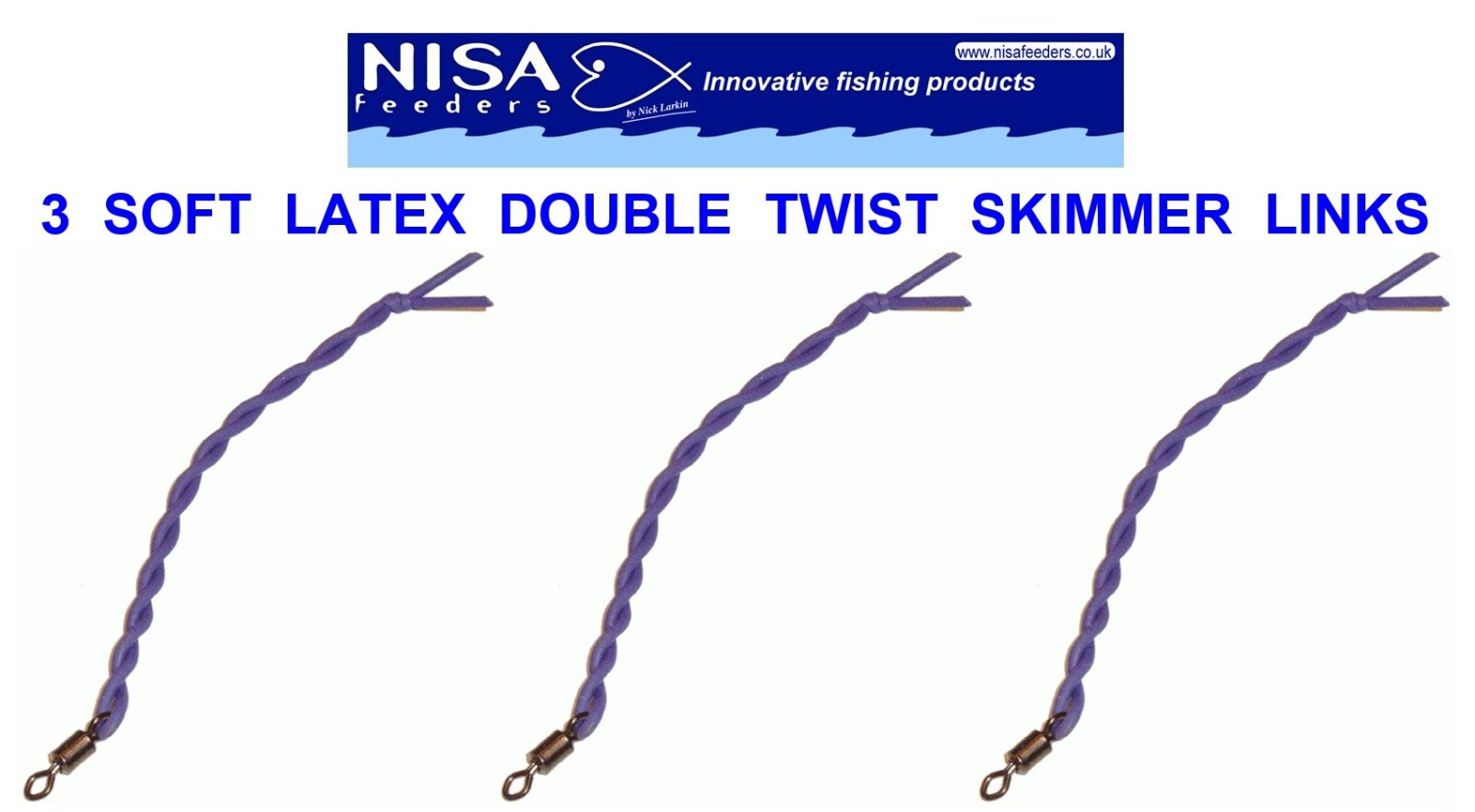 NISA FEEDER SKIMMER LINKS FOR BARBEL CARP BREAM METHOD FISHING CAGE FLAT BED ETC
