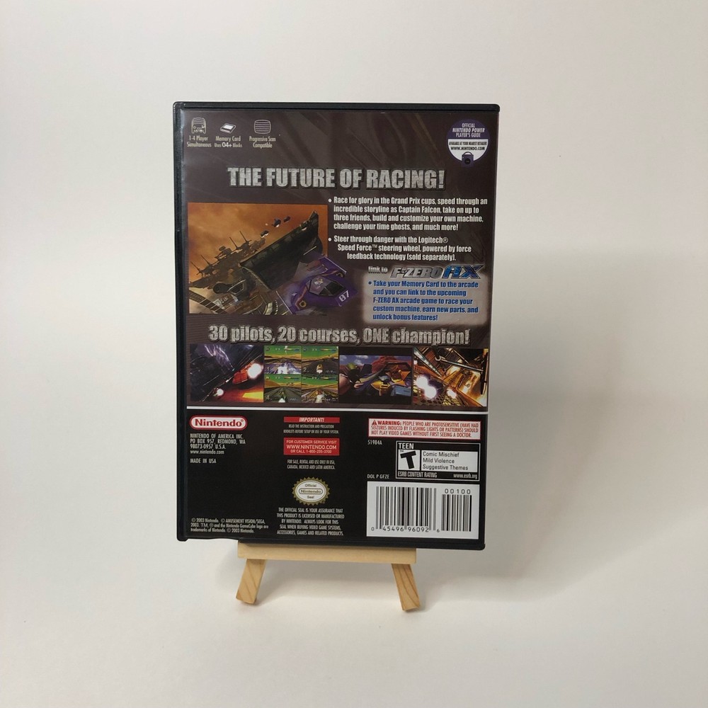 Replacement Case and Manual Only for F-Zero GX Nintendo GameCube