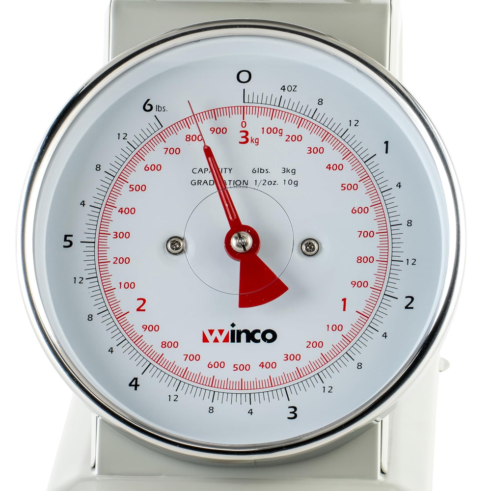 Analog Receiving Scale with Dial, 6.5"