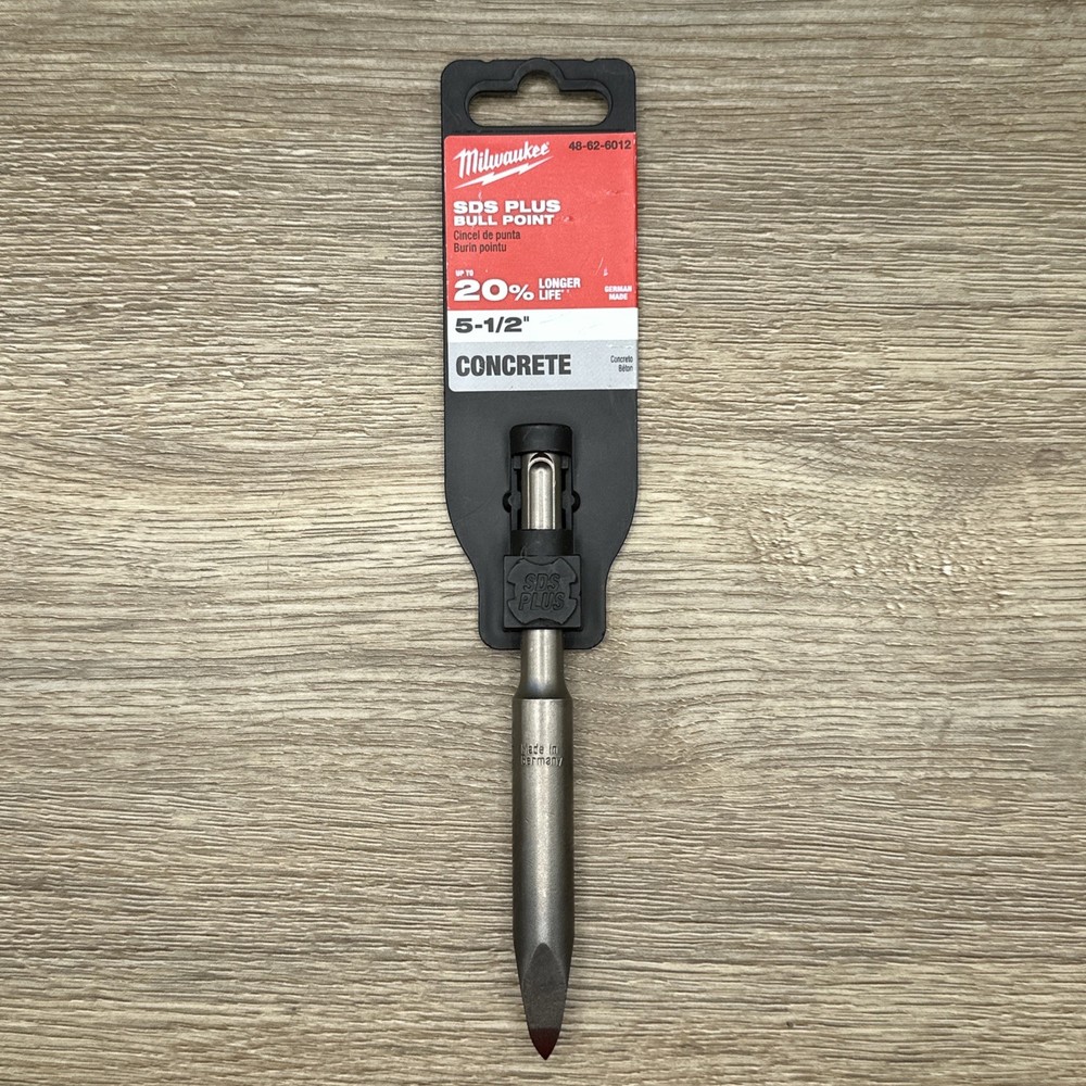 Milwaukee 48-62-6012 SDS PLUS Bull Point Chisel 5 1/2 in.