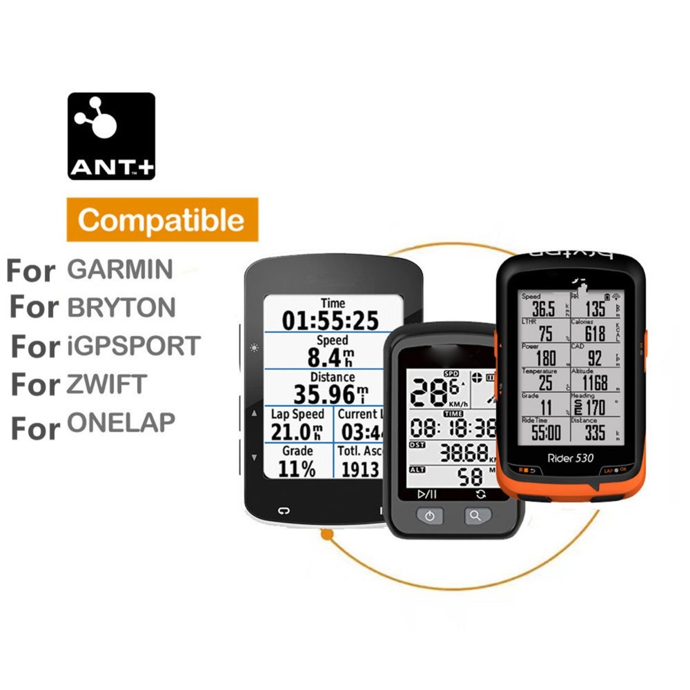 Waterproof ANT+Bluetooth Bike Computer Speed & Cadence Wireless Dual Mode Sensor