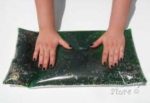 Weighted Gel Lap Pad - Rectangular, 10" x 18", (5 lbs)