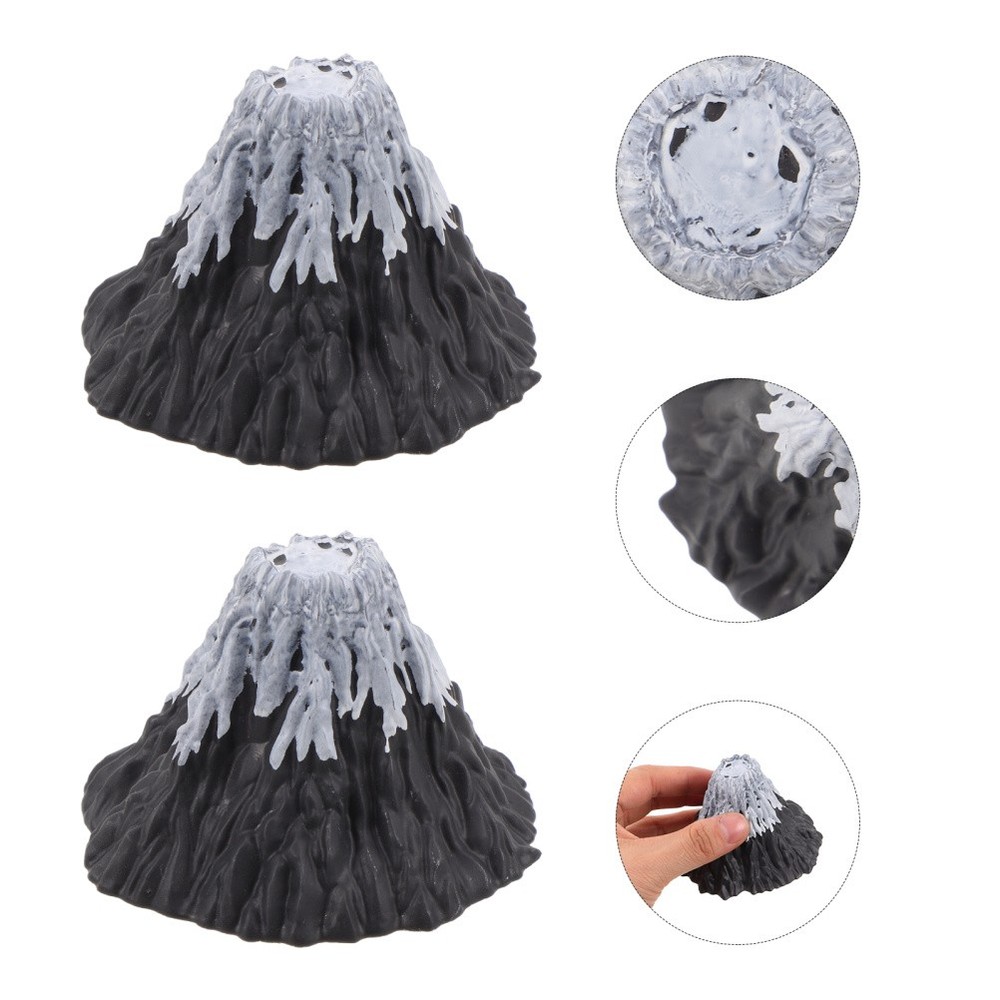 20 Pcs Simulated Snow Mountain Model Artificial Volcano Landscape