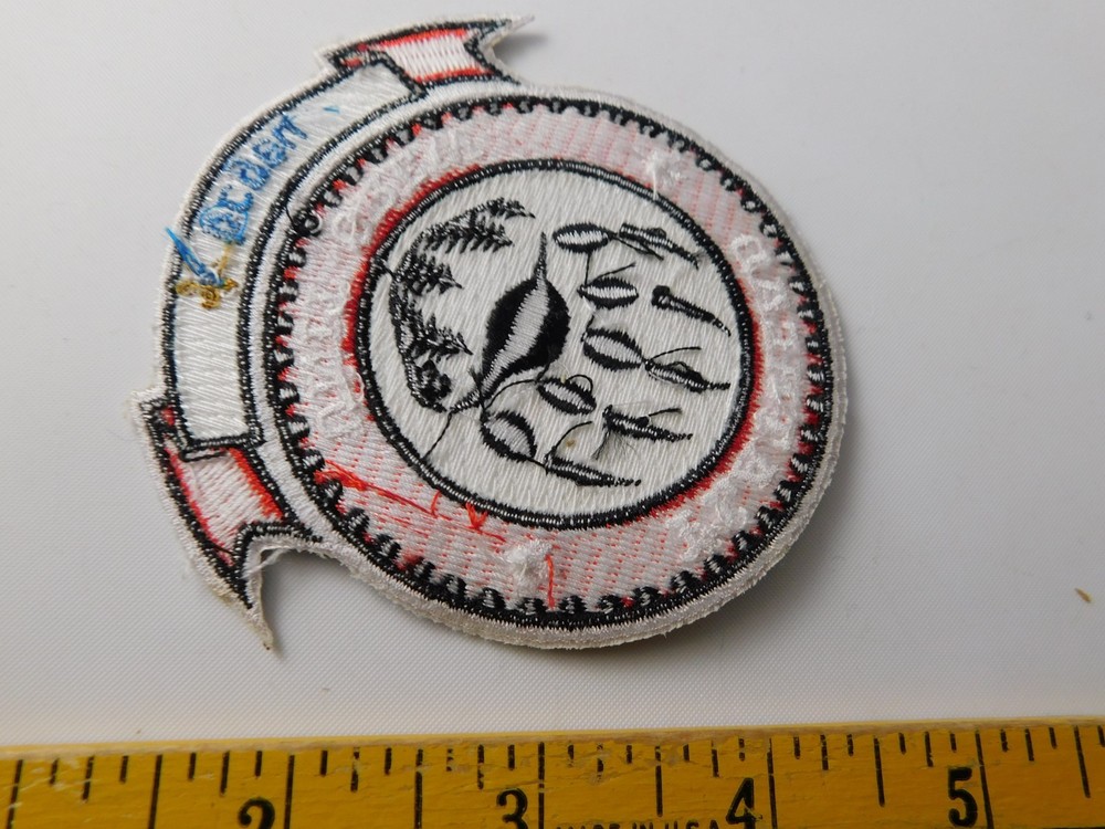 FLAT HEAD UNIT CREW VINTAGE PATCH SHOULDER CREST SEARCH RESCUE BC