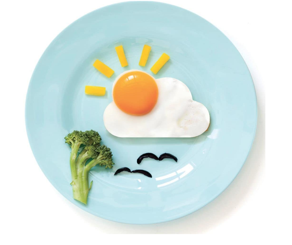 sun cloud egg pancake mold breakfast, kids,fun red breakfast cooking silicone