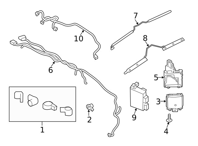 Genuine Ford Bracket FT4Z14D189A
