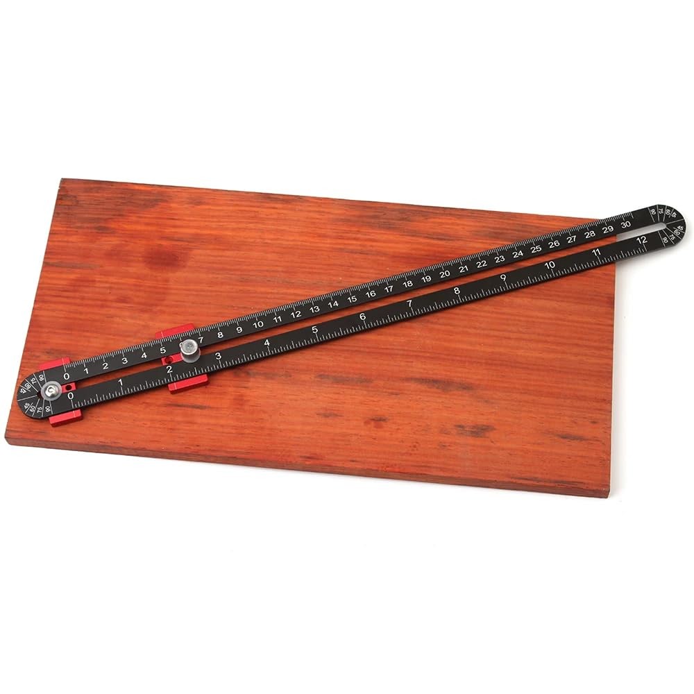 300mm Woodworking Compass Tool, Large Scribing Black