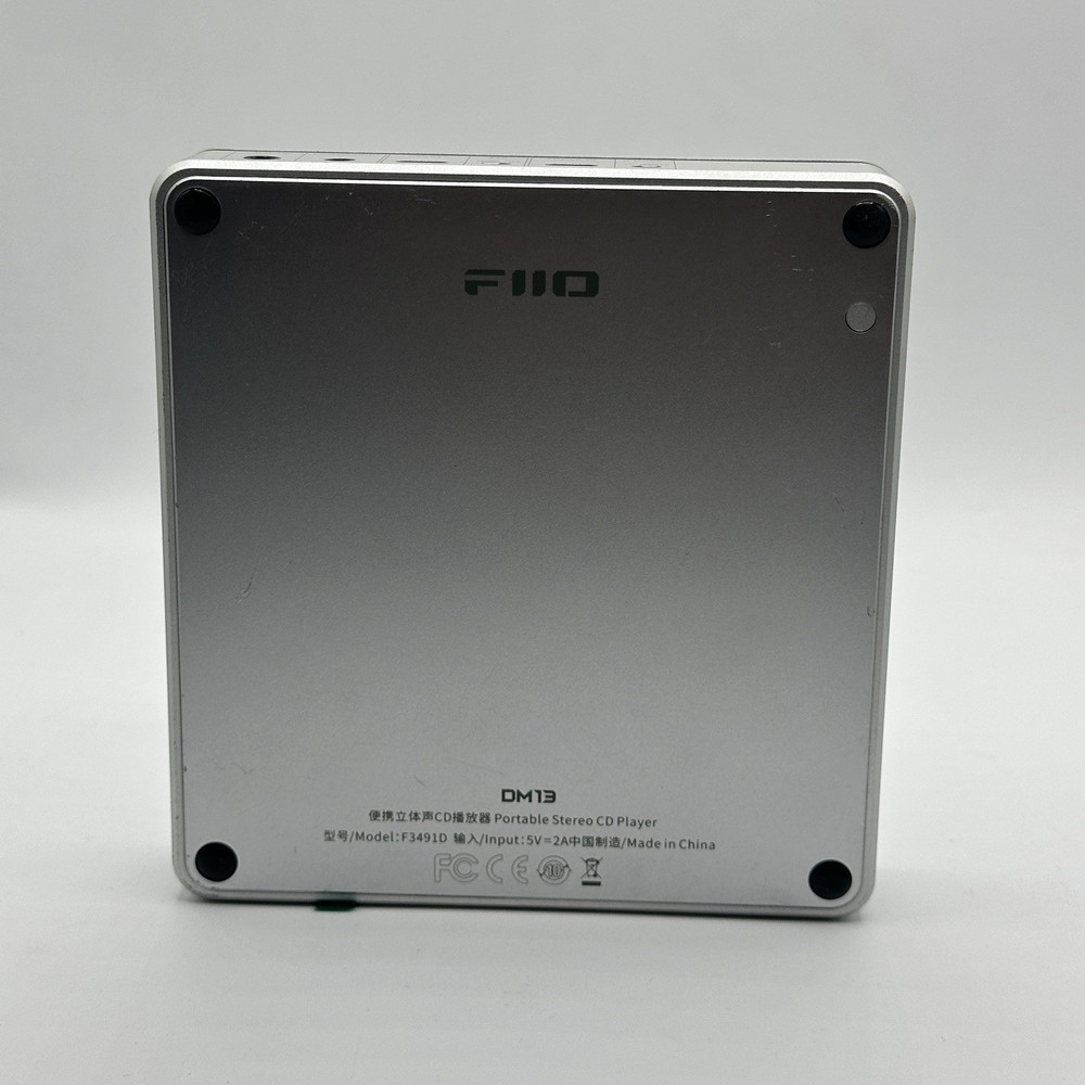 FiiO DM13 Bluetooth Multifunctional Portable CD Player (Silver, Bluetooth)