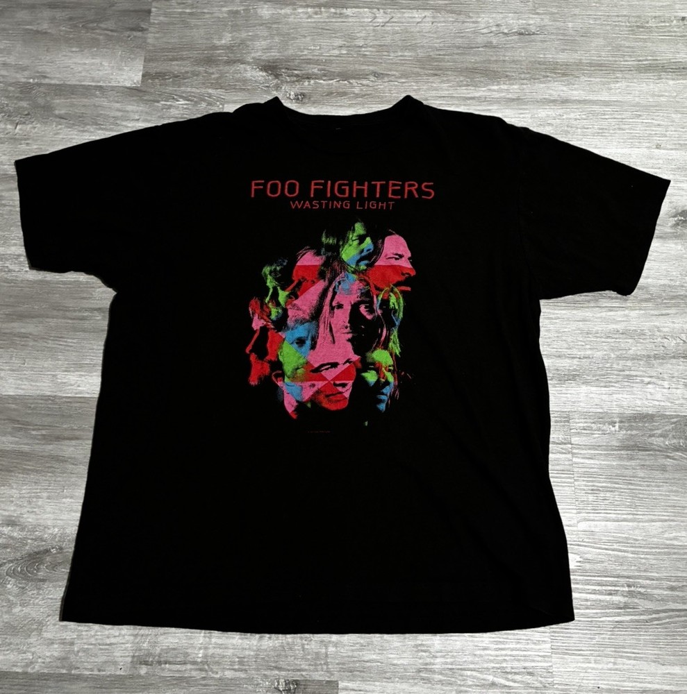 Foo Fighters - “Wasting Light” Black T Shirt L