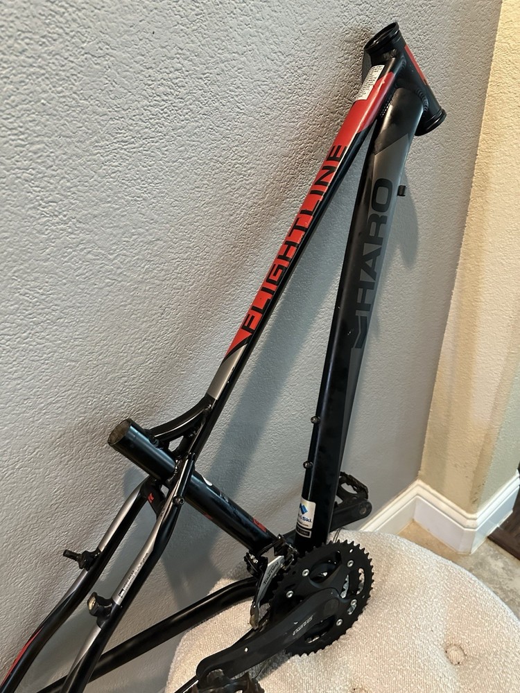 HARo Flightline 14 Bicycle Frame With Crank And Pedals