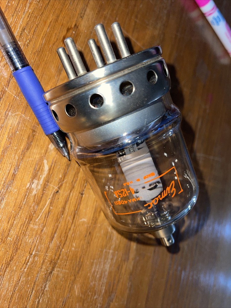 EIMAC 4-125A HAM AMPLIFIER PENTODE POWER TUBE NOS NO BOX