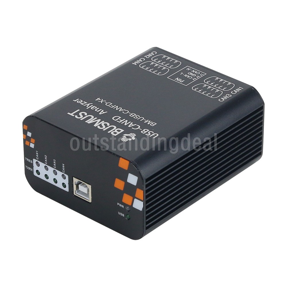 4 Channel CANFD Analyzer USB to CANFD Busmaster Upper Computer os67