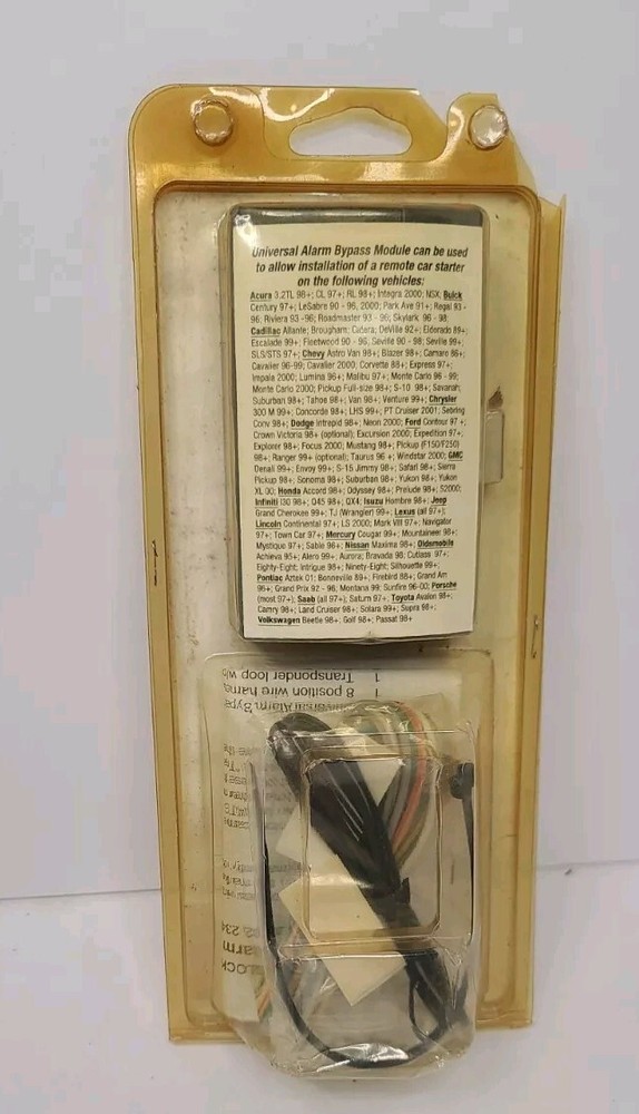 DesignTech Universal Alarm Bypass Module Model#29402 Vintage