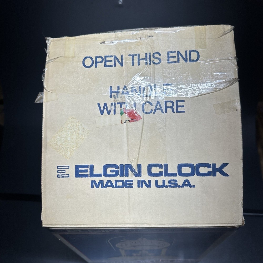 Vintage Elgin Model E1091 Anniversary Clock