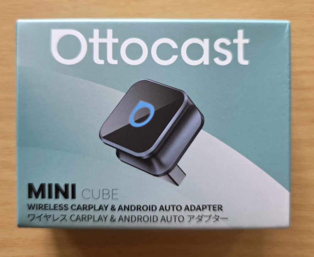 NEW Ottocast Mini Slim CUBE Wireless USB CarPlay Android AUTO Adapter Model CP88