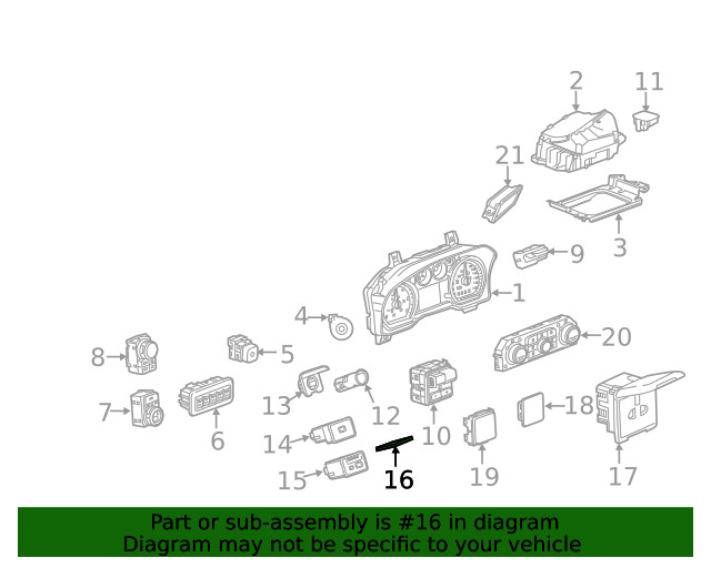 Genuine GM Navigation Data Card 84528704