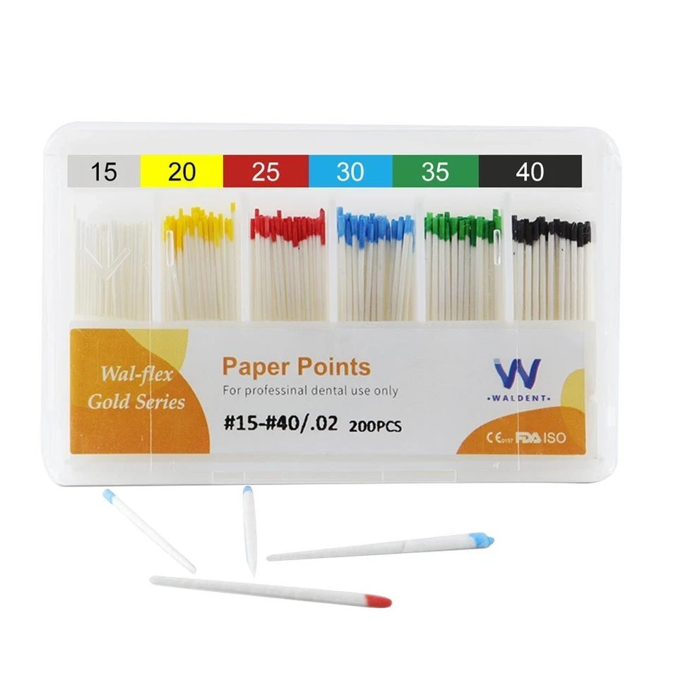 Waldent Paper Points 2% #15-40