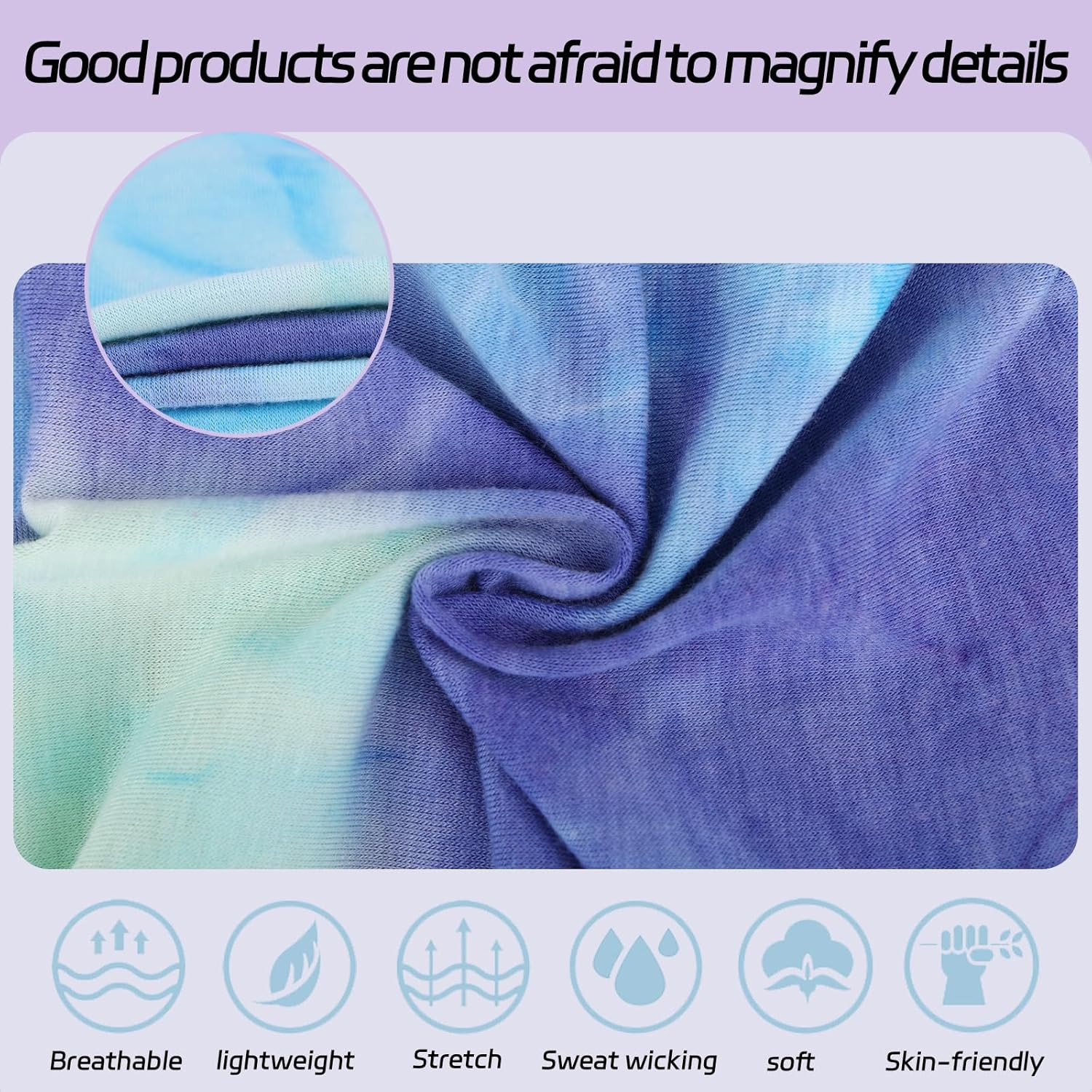 6 Packs Wide Headbands for Women Fashion Headband Stretch Headband Boho Head Ban