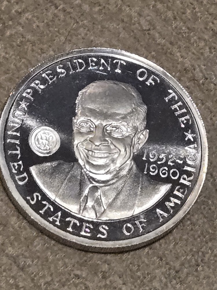 Dwight Eisenhower .999 Silver Proof Coin