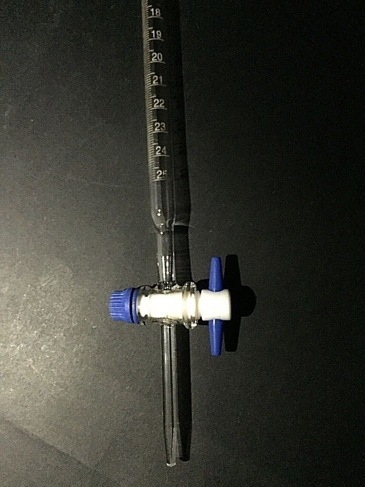 50 ml Burette CYLINDER HEAD CC KIT Poly-methyl acrylate Plastic