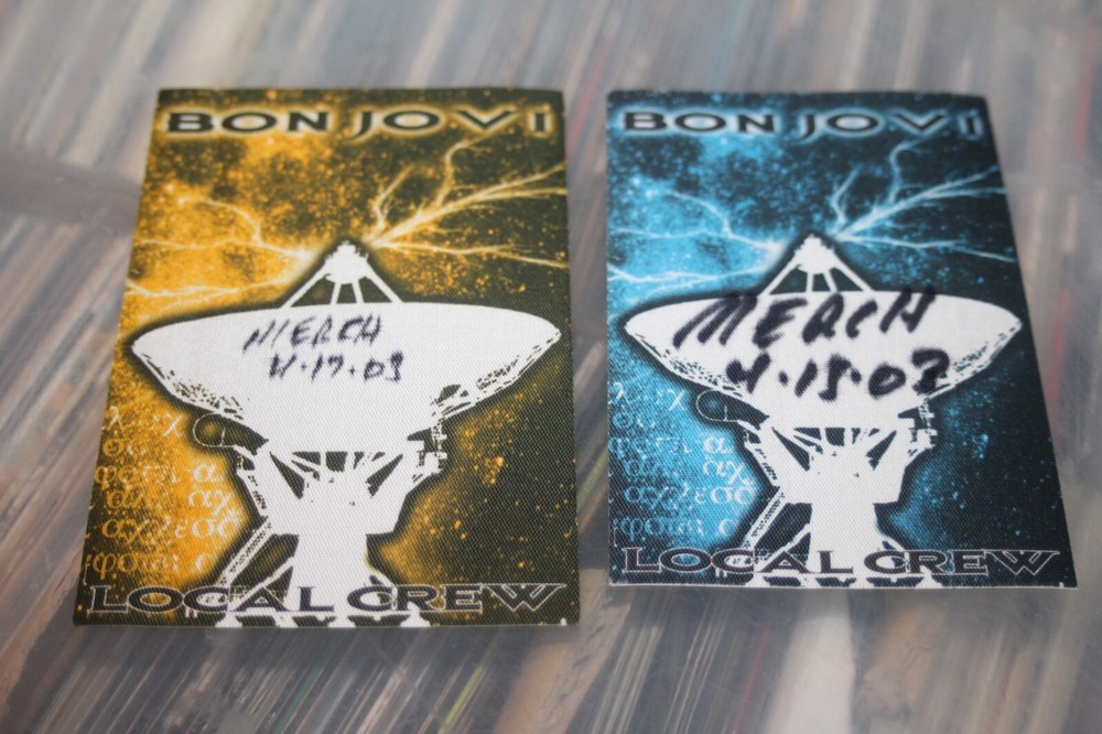 Bon Jovi  - 2x unused Backstage Pass - FREE POSTAGE - #1