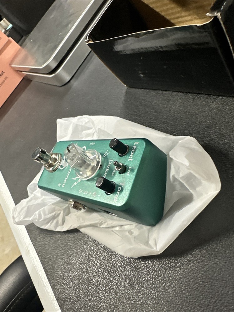 MP-315 Crazy Screamer Classical Overdrive Pedal Effect Hot/Warm Modes True