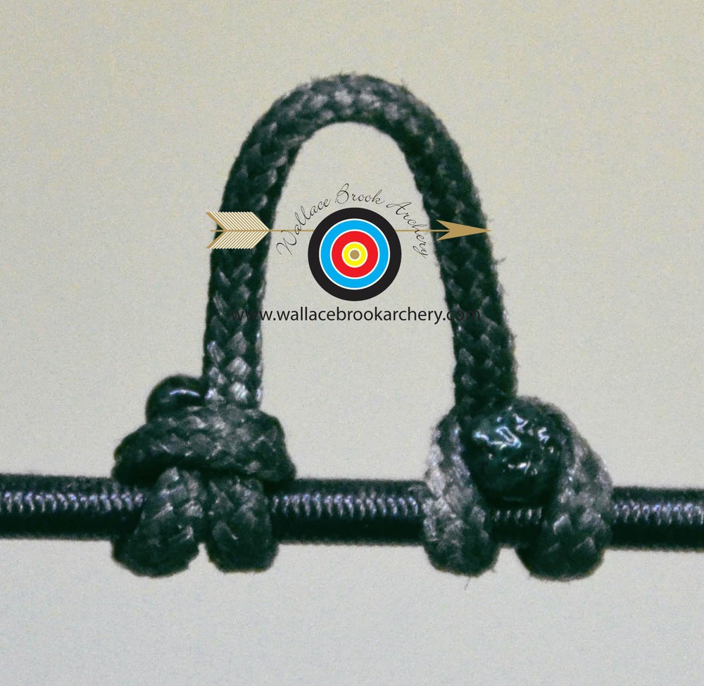 2 Pack OD Green Archery Release Bow String Nock D Loop Bowstring BCY #24