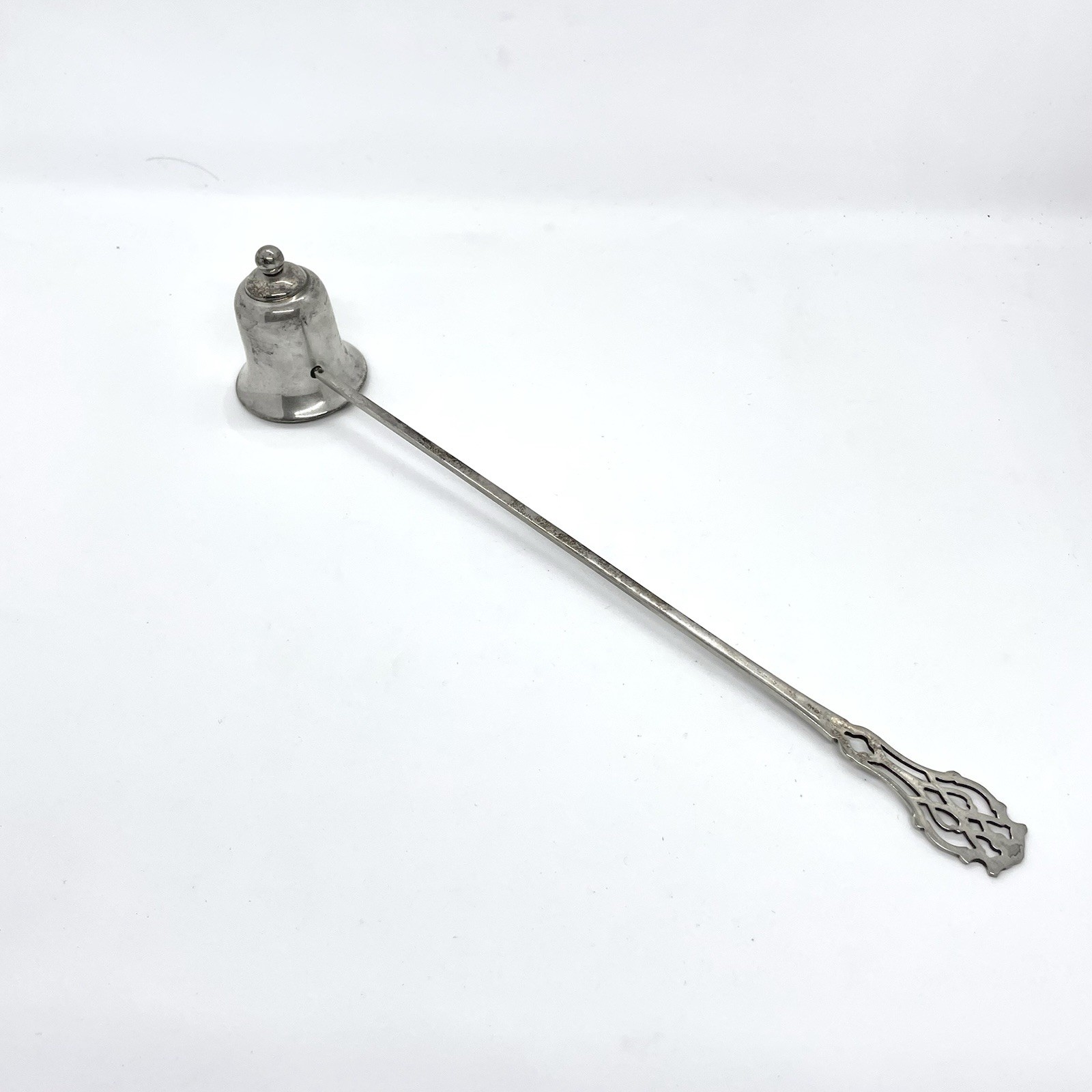 Vintage Chippendale Lunt Sterling Silver Hooded Bell Candle Snuffer Unused 9”