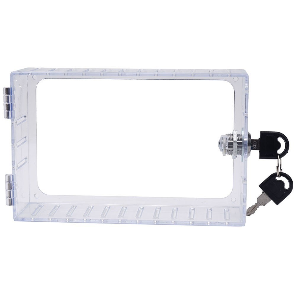 Transparent Thermostat Lock Box with Keys for Enhanced Security Features