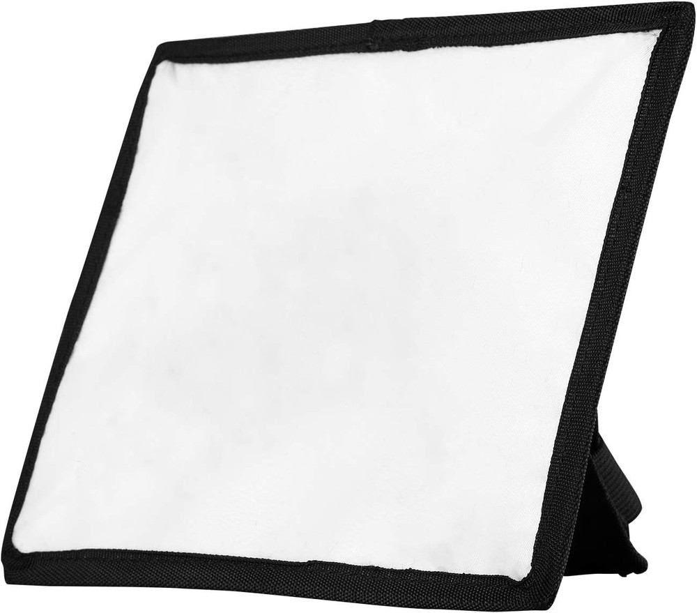 6"x7" Collapsible Mini Softbox – Universal Flash Diffuser with Storage Pouch