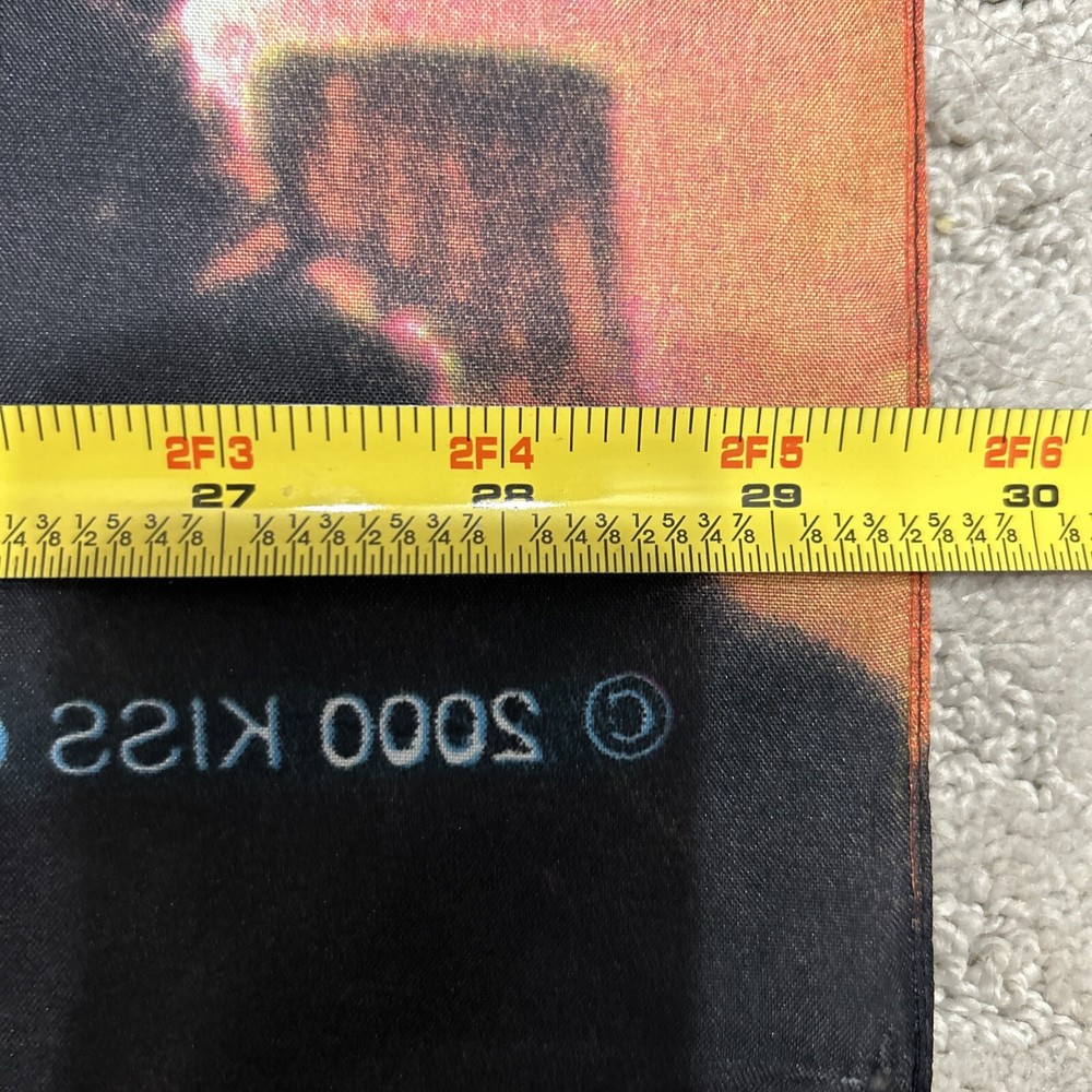 2000 KISS DESTROYER 100% Polyester SCARF or WALL HANGING Approx. 30 x 41 Inches